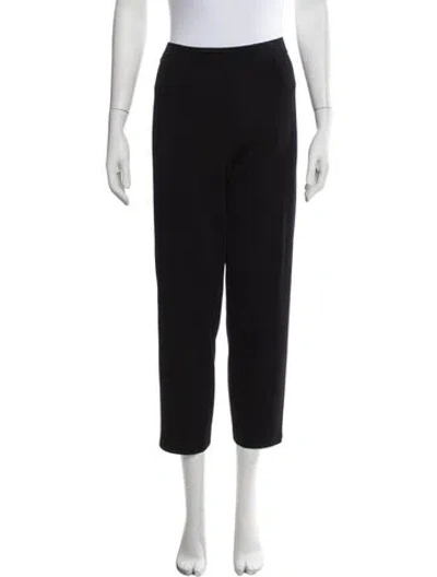 Pre-owned Misook Straight Leg Pants In Black