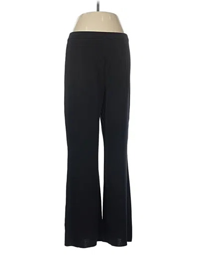 Pre-owned Misook Track Pants In Black