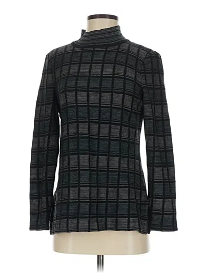 Pre-owned Misook Turtleneck Sweater In Black