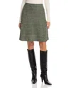 Misook Tweed Knit Skirt In Multi