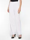 Misook Plus Size Straight-leg Knit Pull-on Pants In White