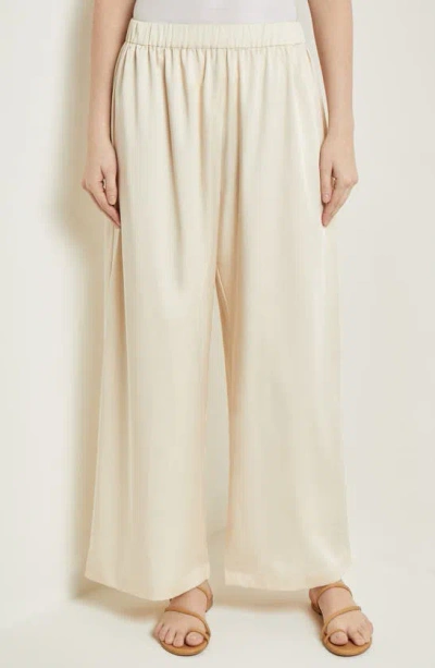 Misook Wide Leg Pants In Parchment