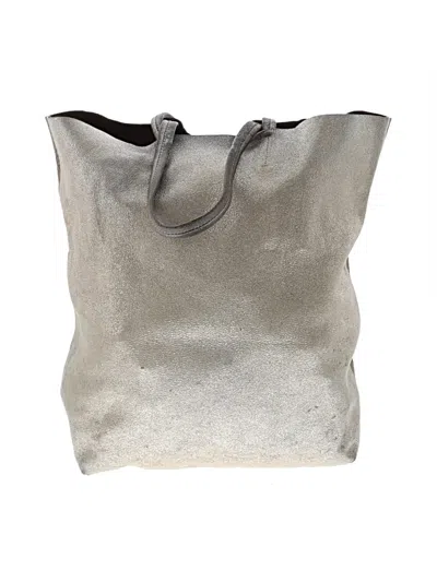 Pre-owned Miss Albright Leather Tote Bag In Brown