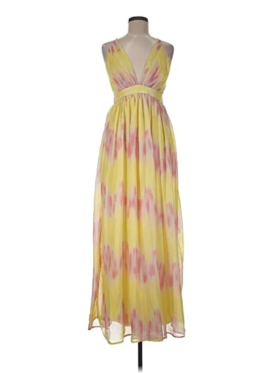 Pre-owned Miss Avenue Cocktail Dress In Yellow