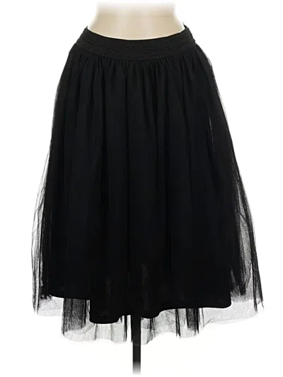 Pre-owned Miss Avenue Formal Skirt In Black