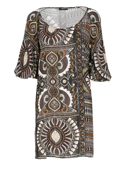 Miss Bikini Black Viscose Dress