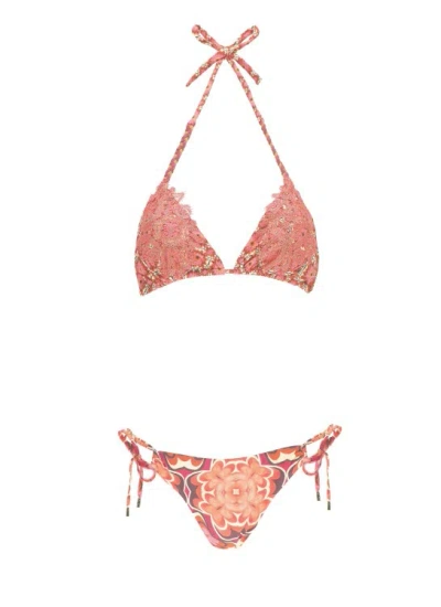 Miss Bikini Fuchsia Bikini In Pink