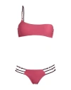 Miss Bikini Luxe Woman Bikini Magenta Size Xl Polyamide, Elastane, Metallic Fiber In Magenta