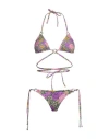 Miss Bikini Luxe Woman Bikini Purple Size S Polyamide, Elastane