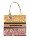 Miss Bikini Luxe Woman Handbag Cream Size - Cotton In White