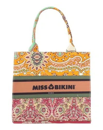 Miss Bikini Luxe Woman Handbag Cream Size - Cotton In White