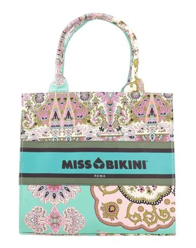 Miss Bikini Luxe Woman Handbag Green Size - Cotton