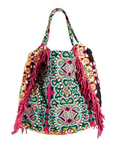 Miss Bikini Luxe Woman Handbag Green Size - Cotton