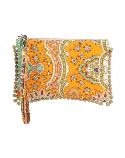 Miss Bikini Luxe Woman Handbag Orange Size - Cotton In Multi