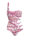 Miss Bikini Luxe Woman One-piece Swimsuit White Size Xl Polyamide, Elastane In White