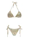 Miss Bikini Bikini With Strass Pattern In Green
