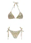 Miss Bikini Bikini With Strass Pattern In Green