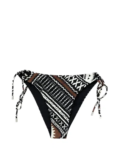 Miss Bikini Side-tie Bottoms In Black
