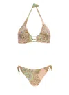 Miss Bikini Triangle Top Pink Bikini In Pink