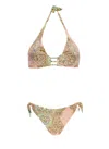 Miss Bikini Triangle Top Pink Bikini In Pink