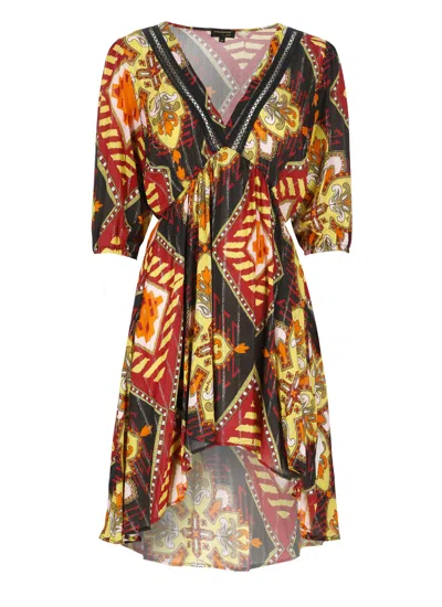 Miss Bikini Viscose Dress In Multi