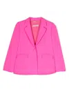 Miss Blumarine Single-breasted Blazer In Pink