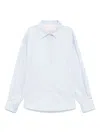 Miss Blumarine Cotton Shirt In Blue