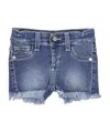 Miss Blumarine Denim Shorts In Blue
