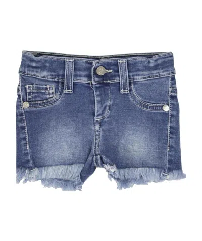 Miss Blumarine Denim Shorts In Blue