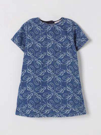Miss Blumarine Dress  Kids Color Denim