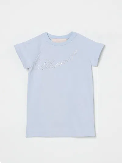 Miss Blumarine Dress  Kids Color Gnawed Blue
