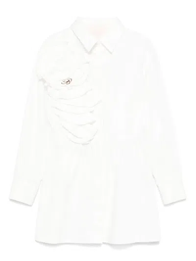 Miss Blumarine Kids' Floral-appliqué Dress