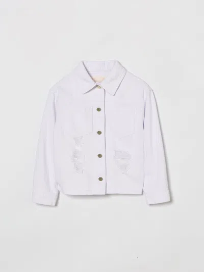 Miss Blumarine Jacket Kids  In White