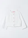 MISS BLUMARINE JACKET MISS BLUMARINE KIDS COLOR WHITE,F34838001