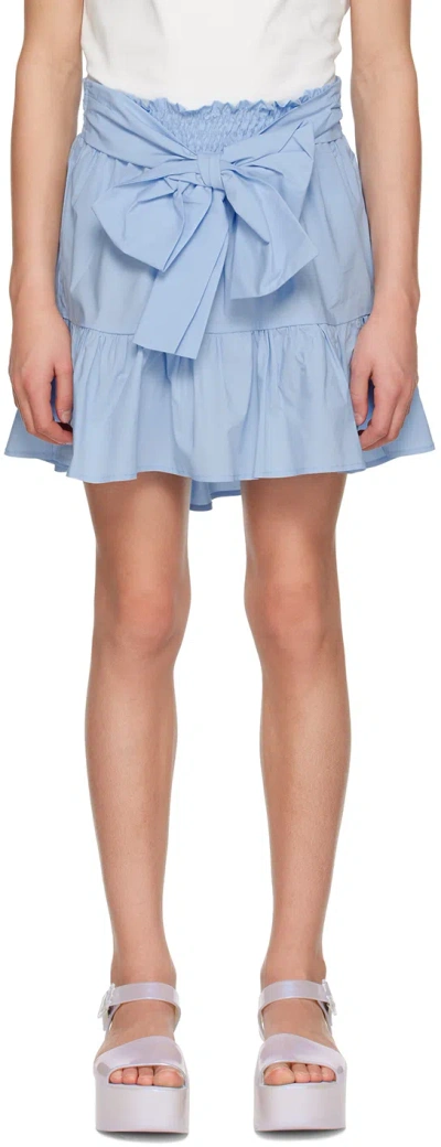 Miss Blumarine Skirt  Kids Color Gnawed Blue