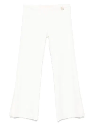 Miss Blumarine Kids' Logo-plaque Trousers