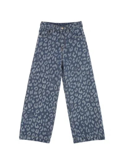 Miss Blumarine Mini Chic Shorts For Girls In Navy
