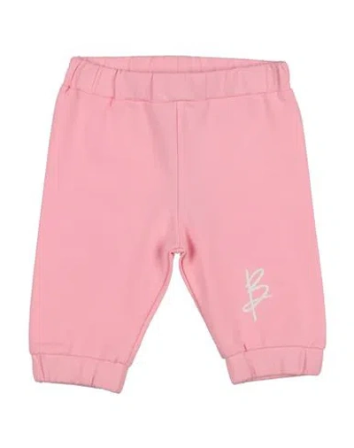 Miss Blumarine Babies'  Newborn Girl Pants Pink Size 3 Cotton, Elastane