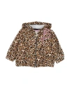 Miss Blumarine Newborn Girl Sweatshirt Beige Size 3 Cotton, Elastane In Brown