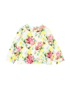 Miss Blumarine Newborn Girl Sweatshirt Yellow Size 3 Cotton, Elastane In Multi