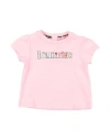 Miss Blumarine Babies'  Newborn Girl T-shirt Pink Size 3 Cotton, Elastane
