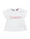 Miss Blumarine Babies'  Newborn Girl T-shirt White Size 3 Cotton, Elastane