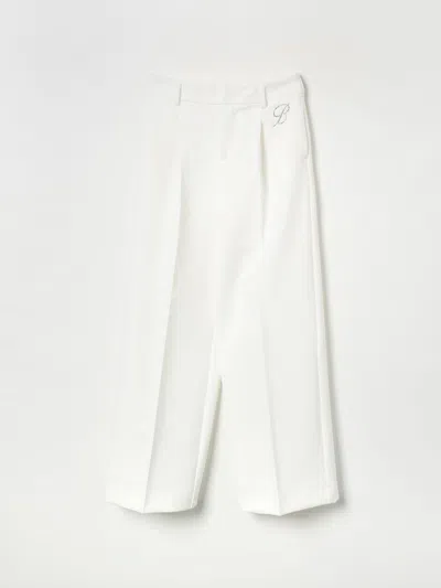 Miss Blumarine Pants  Kids Color White In Weiss