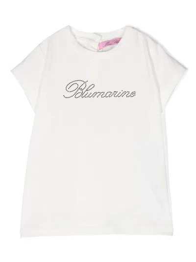 T-Shirt Fille Miss Blumarine - Taille 14 Ans - Neuf Avec Étiquettes