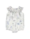 Miss Blumarine Romper Flowers In Multicolour