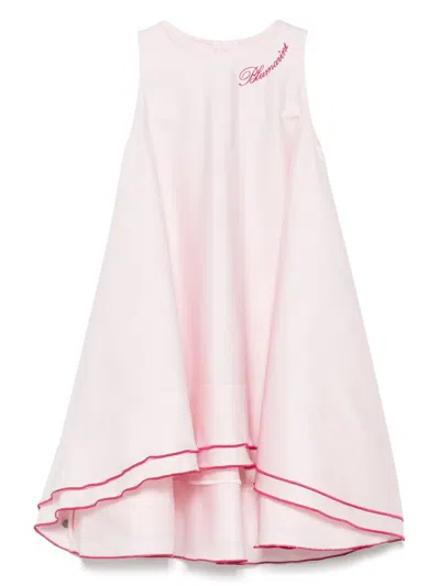 Miss Blumarine Kids' Ruffle Dress In Pink
