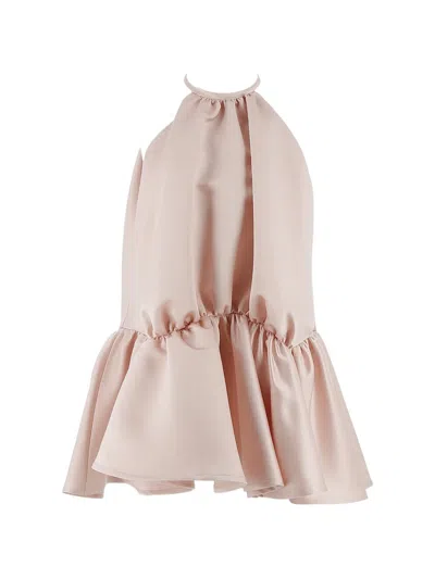 Miss Blumarine Kids' Ruffled Dress In Pink