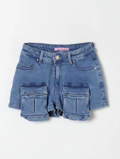 Miss Blumarine Short  Kids Color Denim