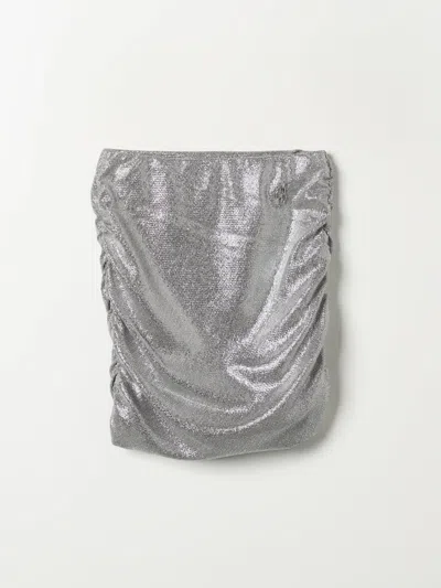 Miss Blumarine Skirt  Kids Color Silver In Silber