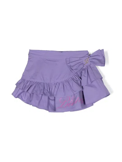 Miss Blumarine Kids'  Skirts Purple